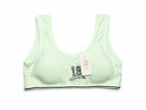 Pack Of Two Soft Padded Teenage Cotton Sports Bras