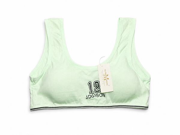 Pack Of Two Soft Padded Teenage Cotton Sports Bras