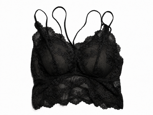 Premium Lace Padded Crop Top Sexy Bralette For Women