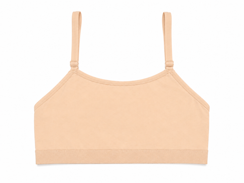 Pack Of Two Premium Cotton Teenage Adjustable Cami Bralettes