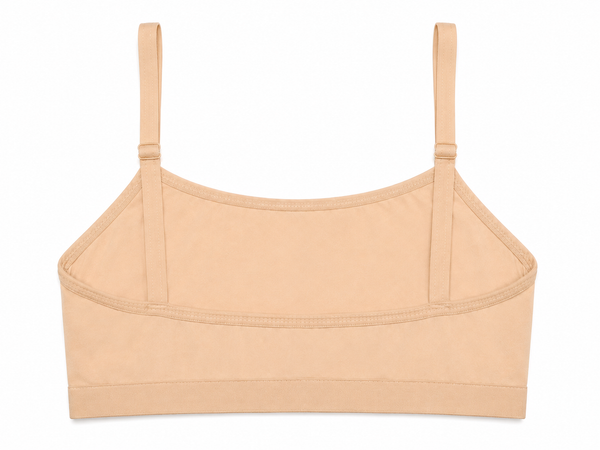 Pack Of Two Premium Cotton Teenage Adjustable Cami Bralettes