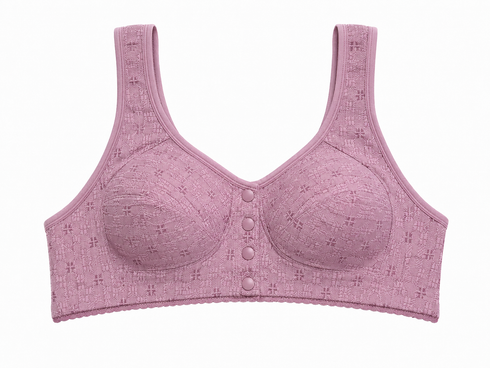 4 button Front Open Bra Maternity Nursing Bra for women