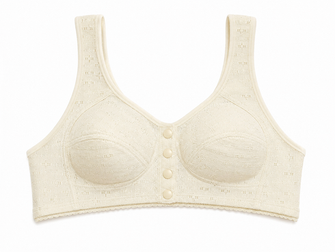 4 button Front Open Bra Maternity Nursing Bra for women