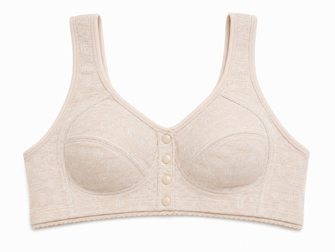 4 button Front Open Bra Maternity Nursing Bra for women