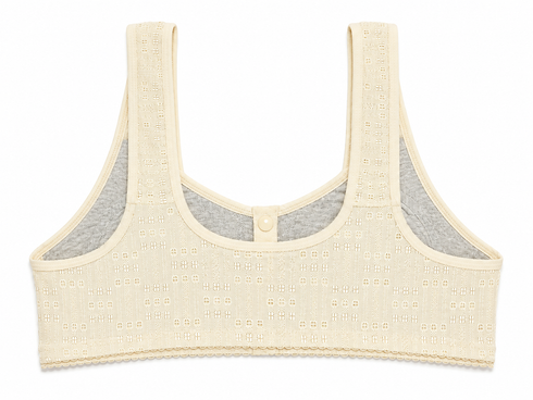 4 button Front Open Bra Maternity Nursing Bra for women