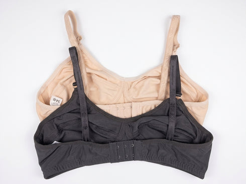 Pack Of Two Plain Lightweight Breathable Malai Bra Tops
