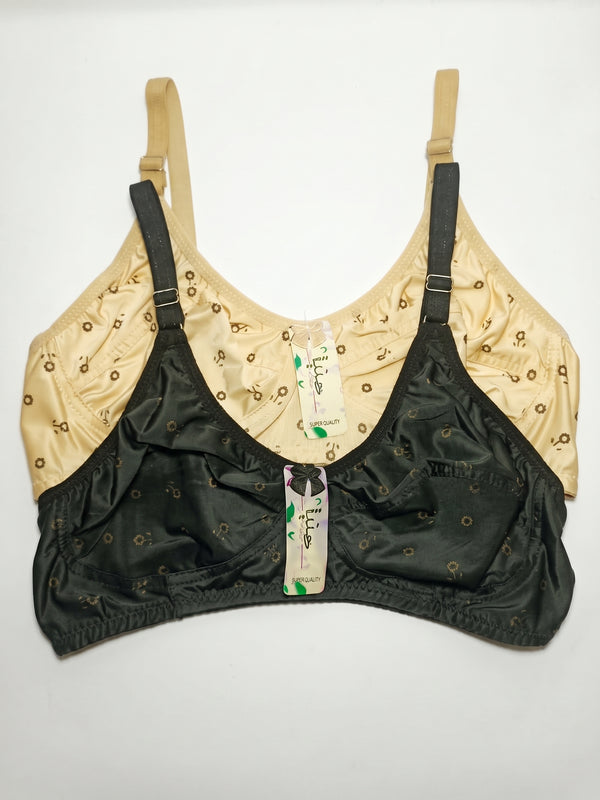 Premium Printed Malai Jersey Comfort Bra for Women
