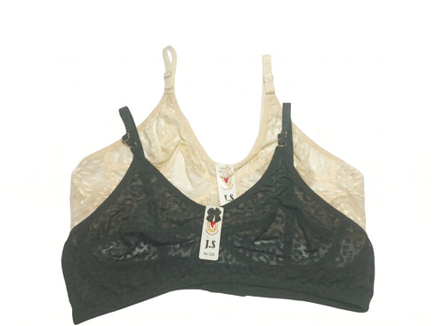 Premium Silky Soft Net Bra Non Padded Seamless Jali